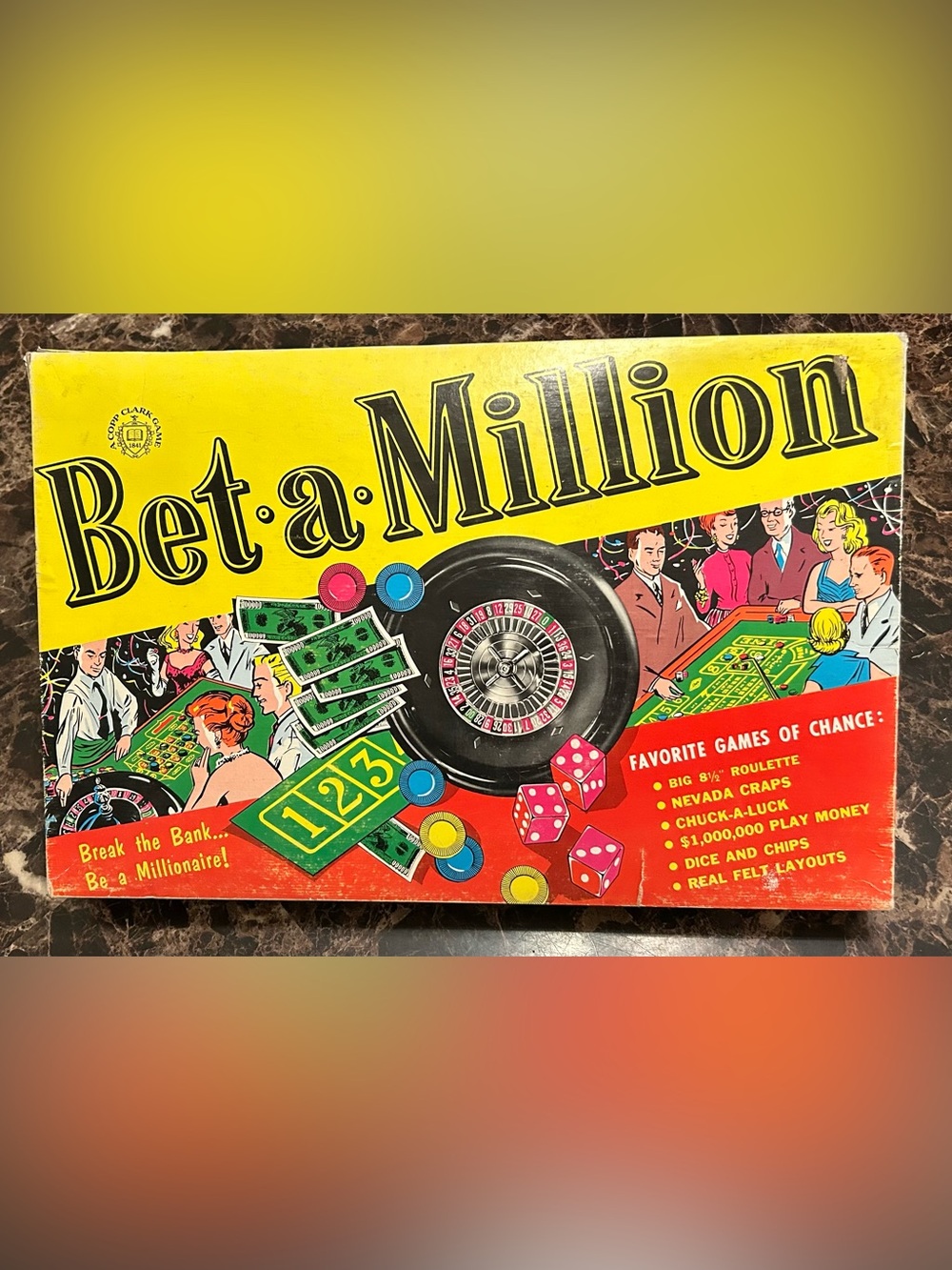 Vintage Bet-a-Million Board Game